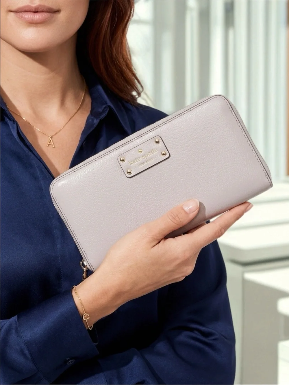 kate spade zip-around wallet